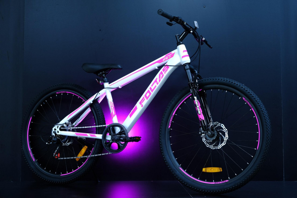 FOLTAS 26 Steel - 15р Белый/Розовый