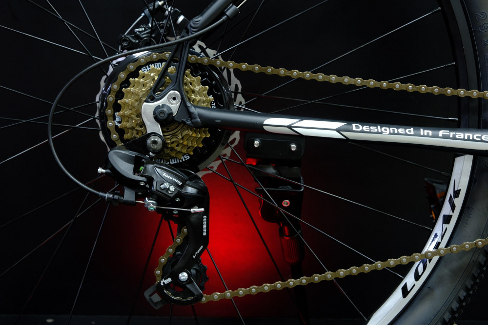 Lorak Sel 8800 Матовый Чёрный/Белый 21р (на рост 183-190)