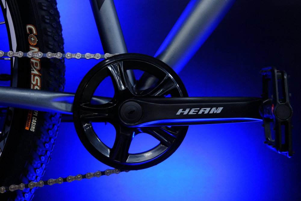 HEAM FOX 29 Матовый Чёрный/Серый